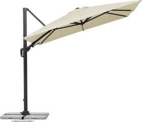 Schneider Rhodos Twist Sonnenschirm 350x260cm natur