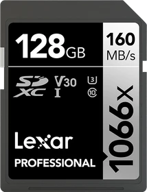 Lexar Professional 1066x Silver Series R160/W120 128GB, UHS-I U3, Class 10