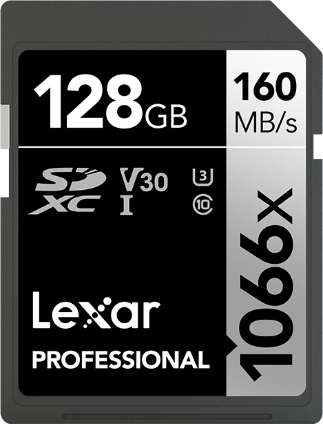 Lexar Professional 1066x Silver Series, SD UHS-I U3, A2, V30