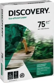 Discovery Eco doppelt gelocht Kopierpapier weiß, A4, 75g/m², 500 Blatt