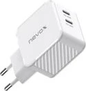Nevox 45W DUAL USB-C Power Delivery (PD) Ladegerät GaN weiß