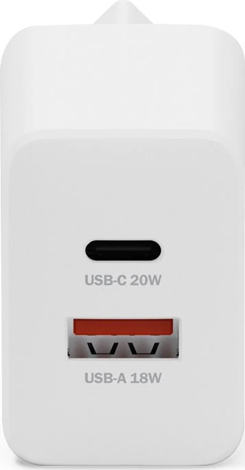 Digitus USB Charger 1x USB-C 1x USB-A 20W weiß