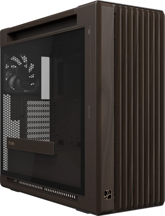 ASUS ProArt PA602 Wood Edition Retro Brown, braun, Tempered Glass Panel, Glasfenster