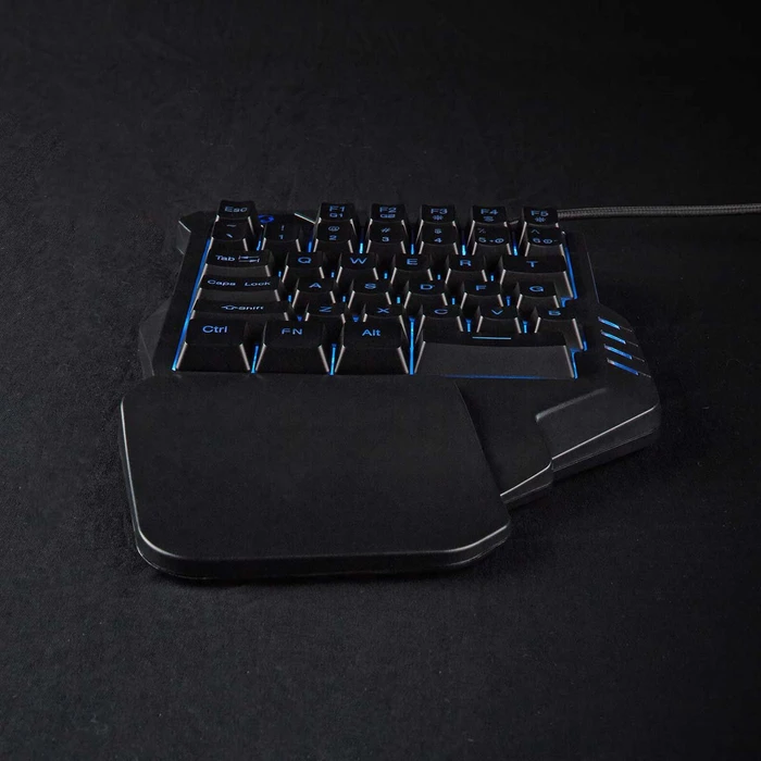 Nedis Einhand-Gaming-Tastatur, schwarz, USB-A (GKBDS110BK) – Bild 5 von 12