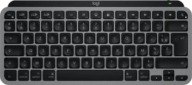 Logitech MX Keys Mini for Mac, Space Gray, schwarz/grau, LEDs weiß, Logi Bolt, USB/Bluetooth, FR (920-012646)