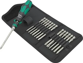 Wera Kraftform Kompakt 838 RA-R M Imperial Set 1 Bitset inkl. Tasche, 15-tlg.
