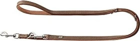 Hunter Porto Verstellbare Hundeführleine, Leder, nachhaltig, 1.5x200cm, tabak/cognac