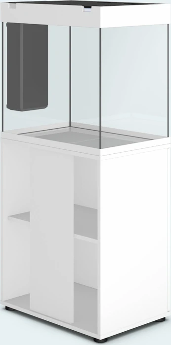 Juwel Lido 120 LED Aquarium-Set mit Unterschrank, weiß/weiß, 120l