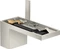 Hansgrohe Axor MyEdition Waschbeckenarmatur 70 mit Push-Open Ablaufgarnitur ohne Platte edelstahloptik Vorschaubild