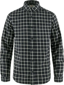 Fjällräven Övik Flannel Hemd langarm dark navy/chalk white (Herren)