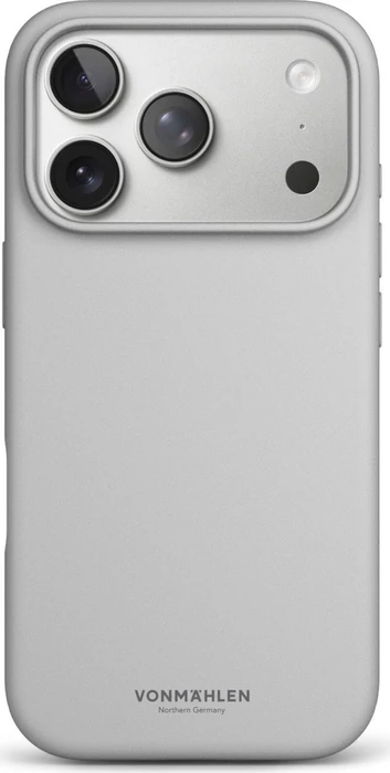 Vonmählen Soft Silicone Case für Apple iPhone 17 Pro light gray