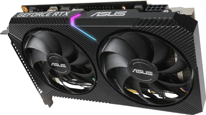 ASUS Dual GeForce RTX 2060 Mini, DUAL-RTX2060-6G-MINI, 6GB GDDR6, DVI, HDMI, DP