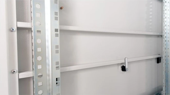 Roline / Secomp Pro Serie 19" Serverschrank 42HE, montiert, Glastür, IP20, RAL 7035, 1000mm tief