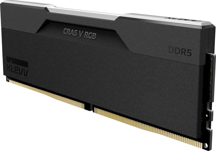 Klevv Cras V RGB Obsidian Black UDIMM 32GB Kit, DDR5-6000, CL30-38-38-78