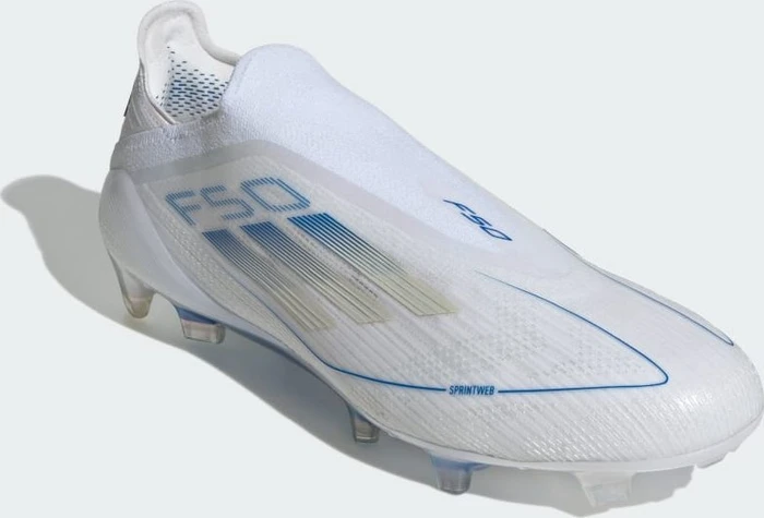adidas F50 Elite Laceless FG cloud white/pearl met.