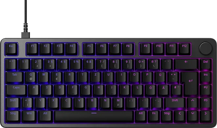Sony INZONE KBD-H75 Gaming Keyboard, schwarz, LEDs RGB, Gateron 2.0 Magnetic Nebula, USB, DE