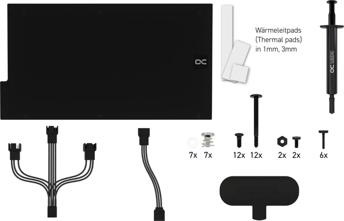 Alphacool Eiswolf 2 AiO 360mm RTX 4090 Aorus Master Gaming mit Backplate