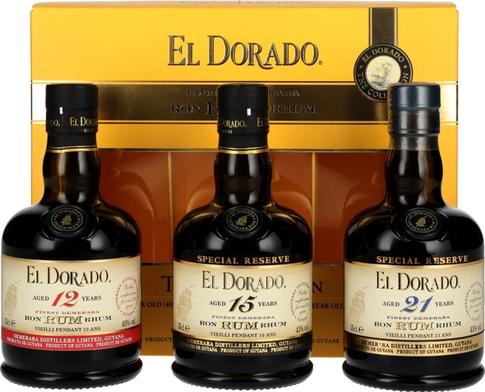 El Dorado Rum Collection Giftset 3x 350ml