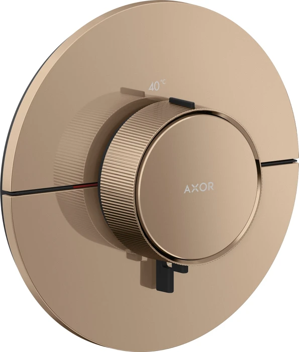 Hansgrohe Axor ShowerSelect ID rund Thermostat polished red gold