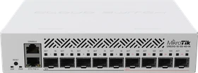 MikroTik Cloud Router Switch CRS310 Desktop Gigabit Smart Switch, 5x SFP, 4x SFP+, 1x RJ-45, PoE+ PD (CRS310-1G-5S-4S+IN)