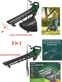 Parkside PLS 2600 B2 Elektro-Laubsauger/-bläser