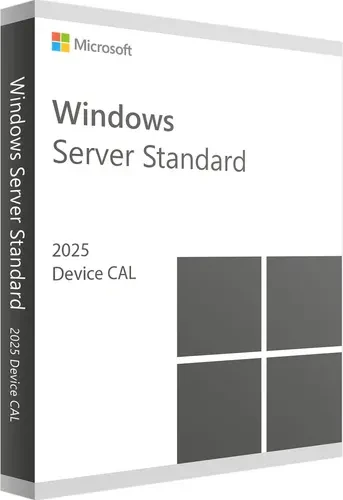 Microsoft Windows Server 2025 Standard 64Bit, 64 Cores, 1 Device CAL (multilingual) (PC)