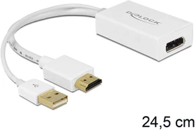 DeLOCK High Speed HDMI A [Stecker]/DisplayPort [Buchse] Adapter (62496)