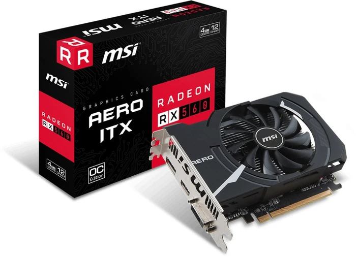MSI Radeon RX 560 Aero ITX 4G OC, 4GB GDDR5, DVI, HDMI, DP