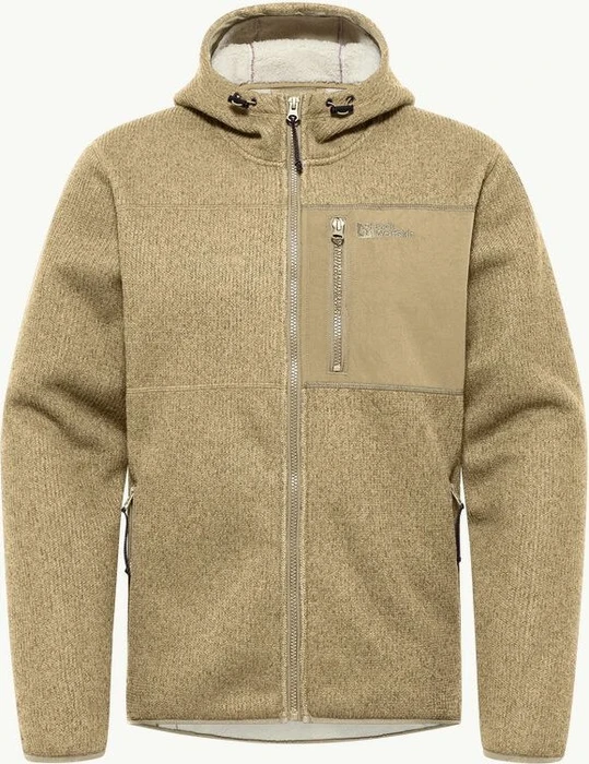 Jack Wolfskin Kaminfeuer Hooded Jacke anis (Herren)