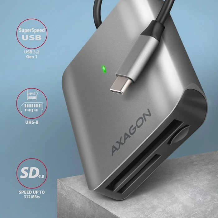 Axagon Multi-Slot-Cardreader, USB-C 3.0 [Stecker]