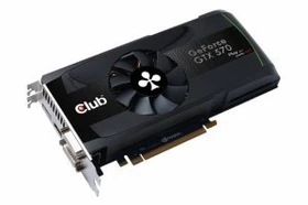 Club 3D GeForce GTX 570, 1.25GB GDDR5, 2x DVI, HDMI, DP