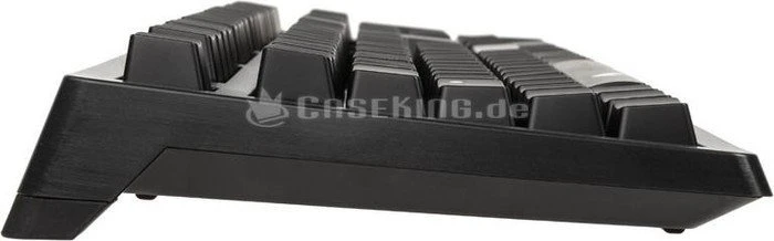 Ducky Shine 4 schwarz, LEDs rot/blau, MX BLUE, USB, DE