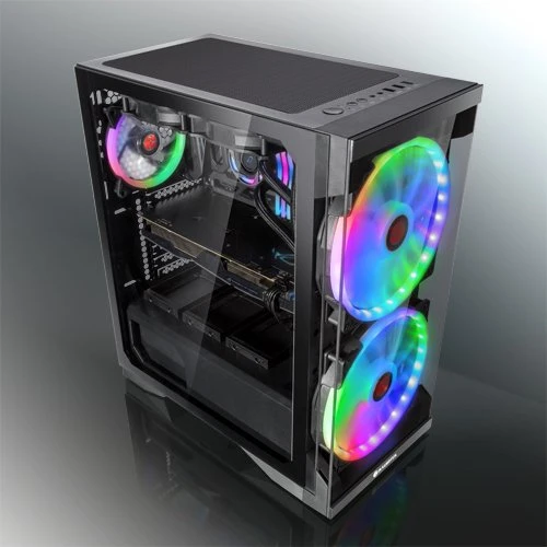 Raijintek Silenos Pro, Glasfenster