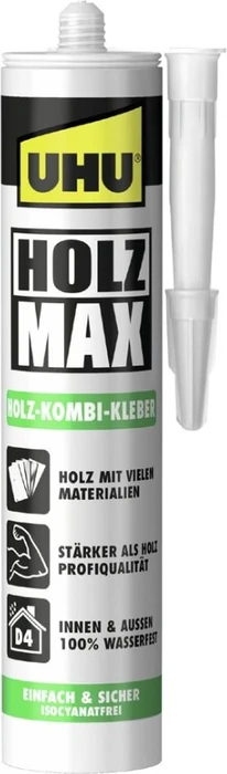 UHU Holz Max Montagekleber Kartusche, 380g