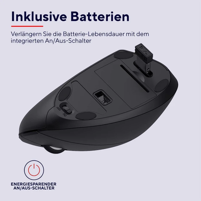 Trust Verto Wireless schwarz, USB, 60er-Pack