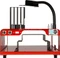 DimasTech Bench/Test Table Nano rot Vorschaubild