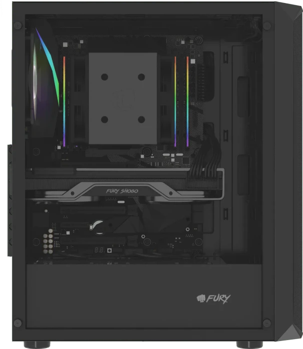 Natec Fury Shobo SH4 RGB, Glasfenster