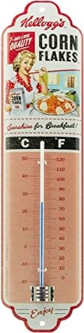 Nostalgic Art Retro Thermometer Kellogg's Sunshine Breakfast, analog