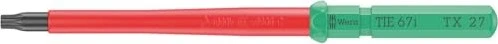 Wera Schraubendreher Torx TX27 05006538001 | VDE 1000V isoliert | 157mm Klinge | 2-Komponenten-Griff | brüniert Image