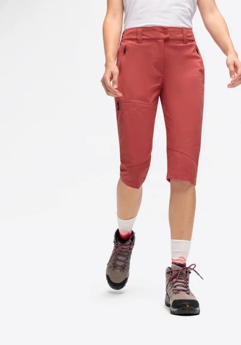 Maier Sports Lulaka Capri Loop Hose 3/4 red orcher (Damen)