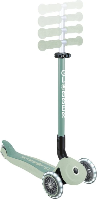 Globber Go Up Active Lights Ecologic Kickboard pistachio