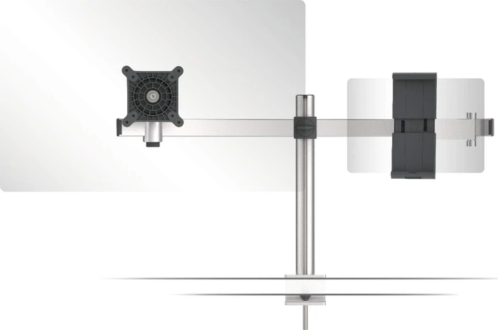 Durable Monitor Halterung silber