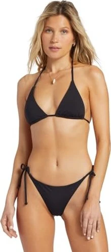 Billabong Sol Searcher Tie Side Bikini-Hose black pebble (Damen)