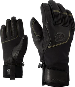 Ziener Ganzenberg AS AW Skihandschuhe black/citrus