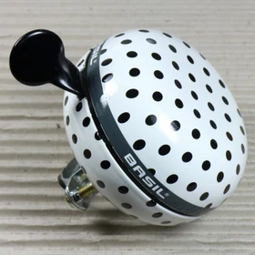 Basil Polkadot Glocke weiß/schwarz