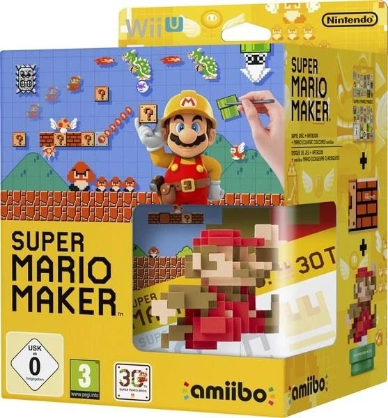 Super Mario Maker - inkl. amiibo Figur Mario (WiiU)