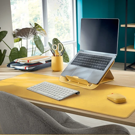 Leitz Cosy SureTrack kabellose Maus gelb, USB/Bluetooth