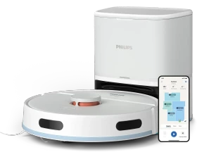 Philips XU2100/20 HomeRun 2000 Series Saug-/Wischroboter weiß inkl. Absaugstation