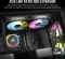 Corsair iCUE LINK RX120 RGB Expansion Kit, schwarz, 120mm Vorschaubild