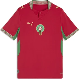 Puma FIFA WM 2026 Marokko Authentic Auswärtstrikot kurzarm fast red/victory gold (Junior)
